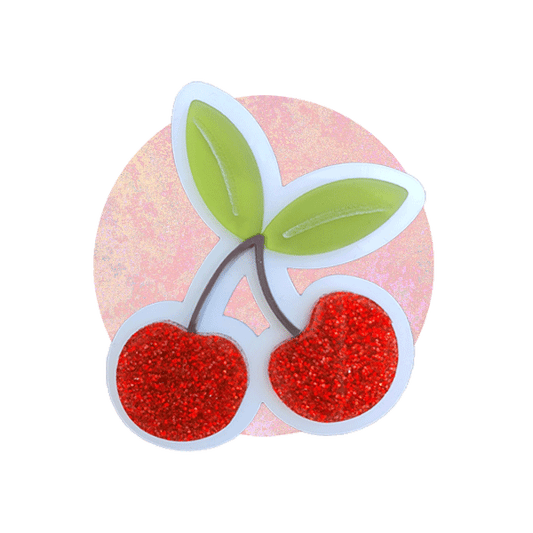 Cherries Brooch