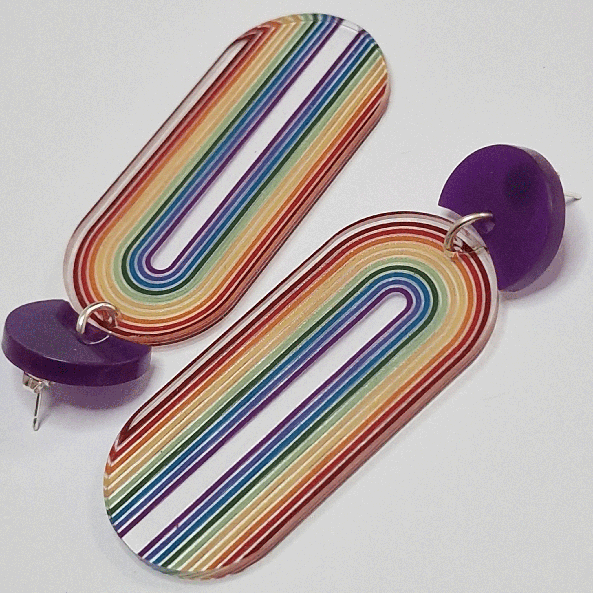 Extra Large Rainbow Dangly