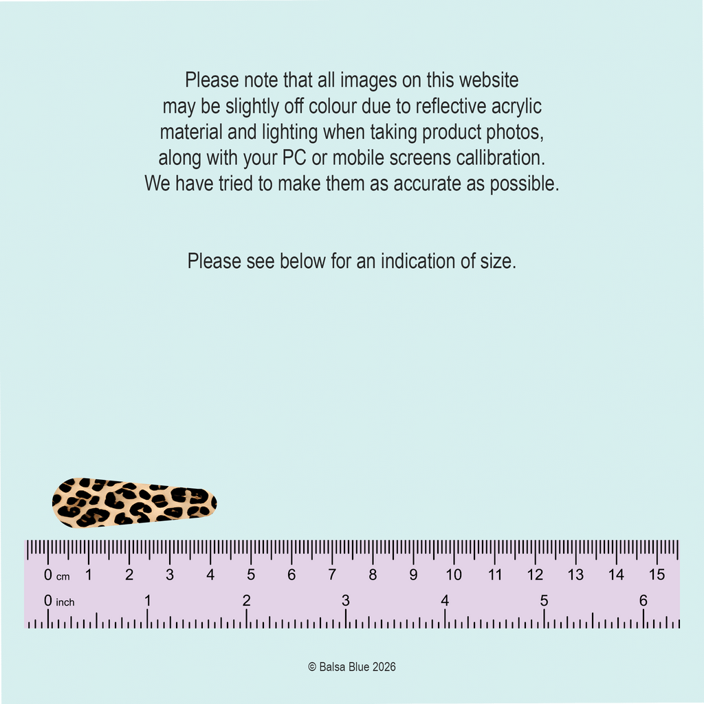 Leopard Print Teardrop Earrings